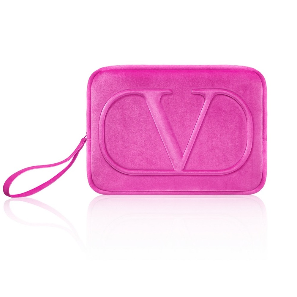Valentino Women Fragrance Pink Clutch Wristlet
